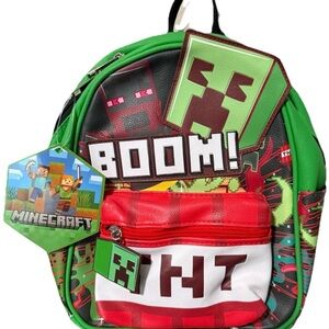 Minecraft Backpack Green Creeper TNT
School Bookbag NWT
